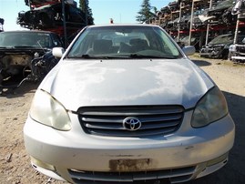 2003 Toyota Corolla S Silver 1.8L MT #Z24629